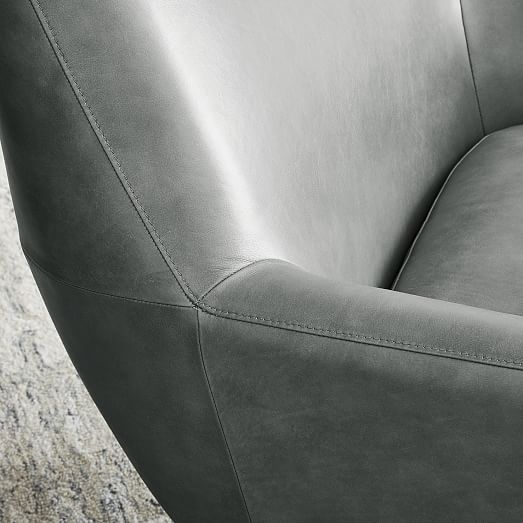 Lucas Leather Swivel Base Chair