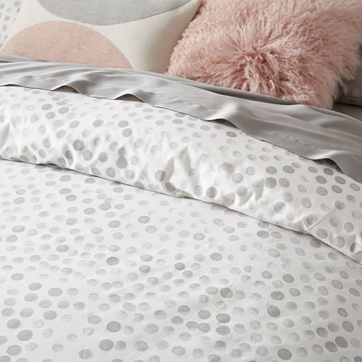 Organic Rolling Dot Duvet Cover Shams