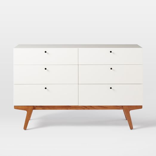 Modern 6 Drawer Dresser