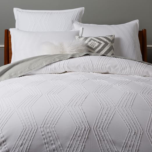 Roar Rabbit Zigzag Texture Duvet Cover Shams