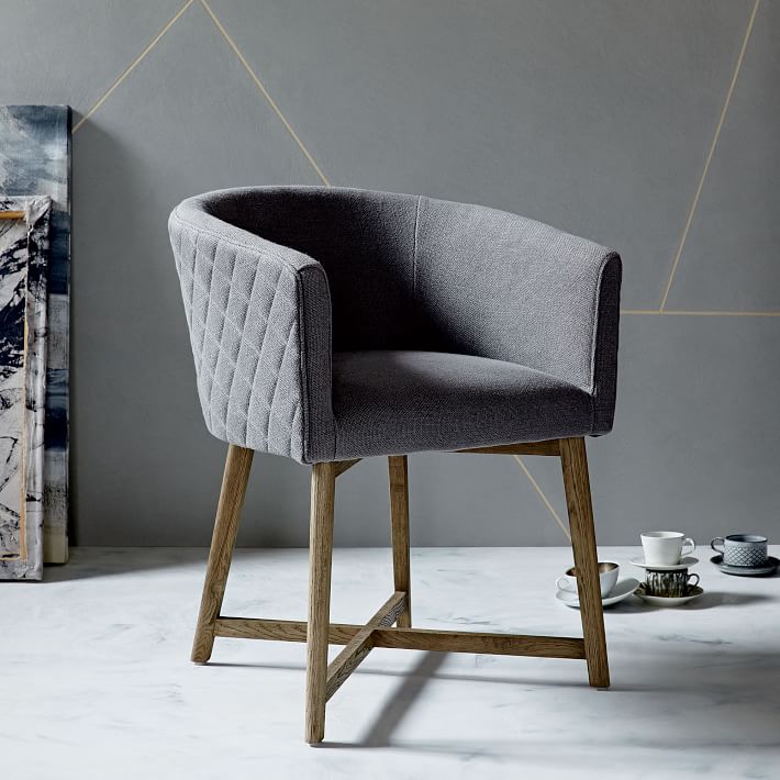 Quilted Tub Dining Chair | west elm