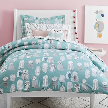 Organic Owl About Naps Duvet Cover Shams Kids Bedding