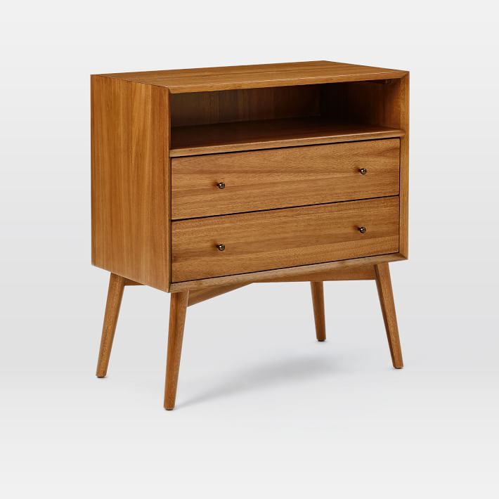 Mid Century Grand Nightstand Acorn West Elm