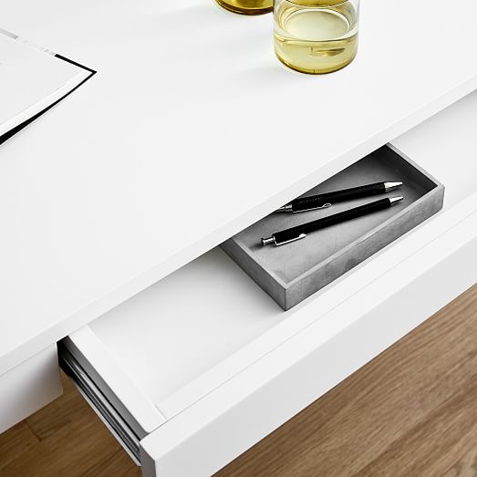 Parsons Desk White